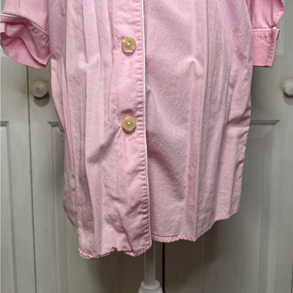 VTG Lauren Ralph Lauren Nightgown Light Pink Night Shirt M - Picture 5 of 9